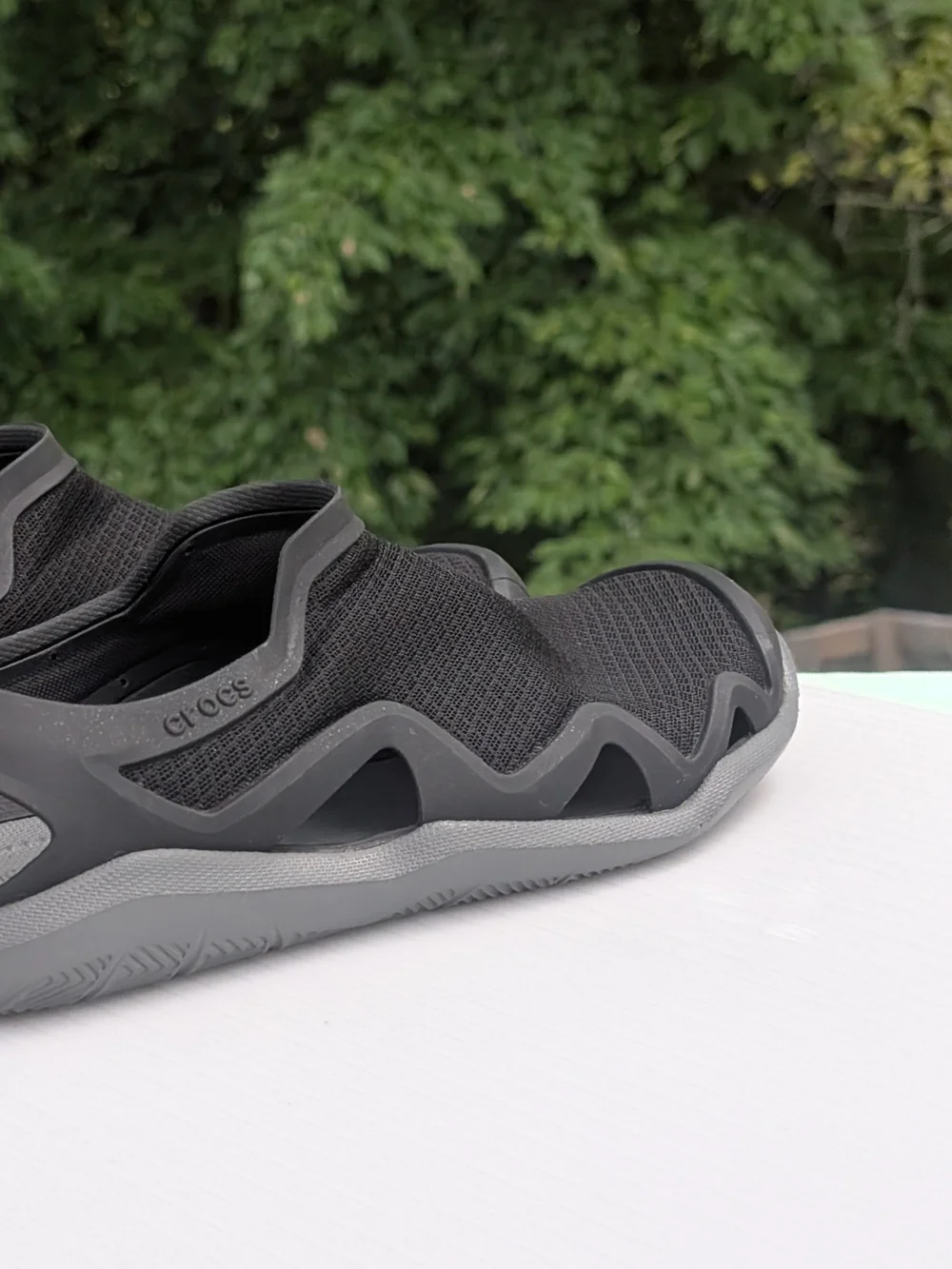Crocs LiteRide Mesh Slip-On Clog - Black